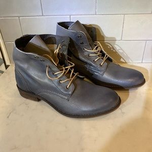 Miz Mooz grey leather boots